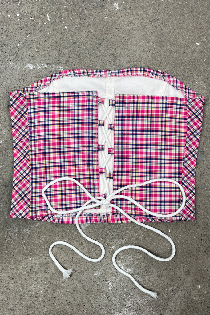 Reworked Polo Ralph Lauren Pink Corset – MITSUKAI