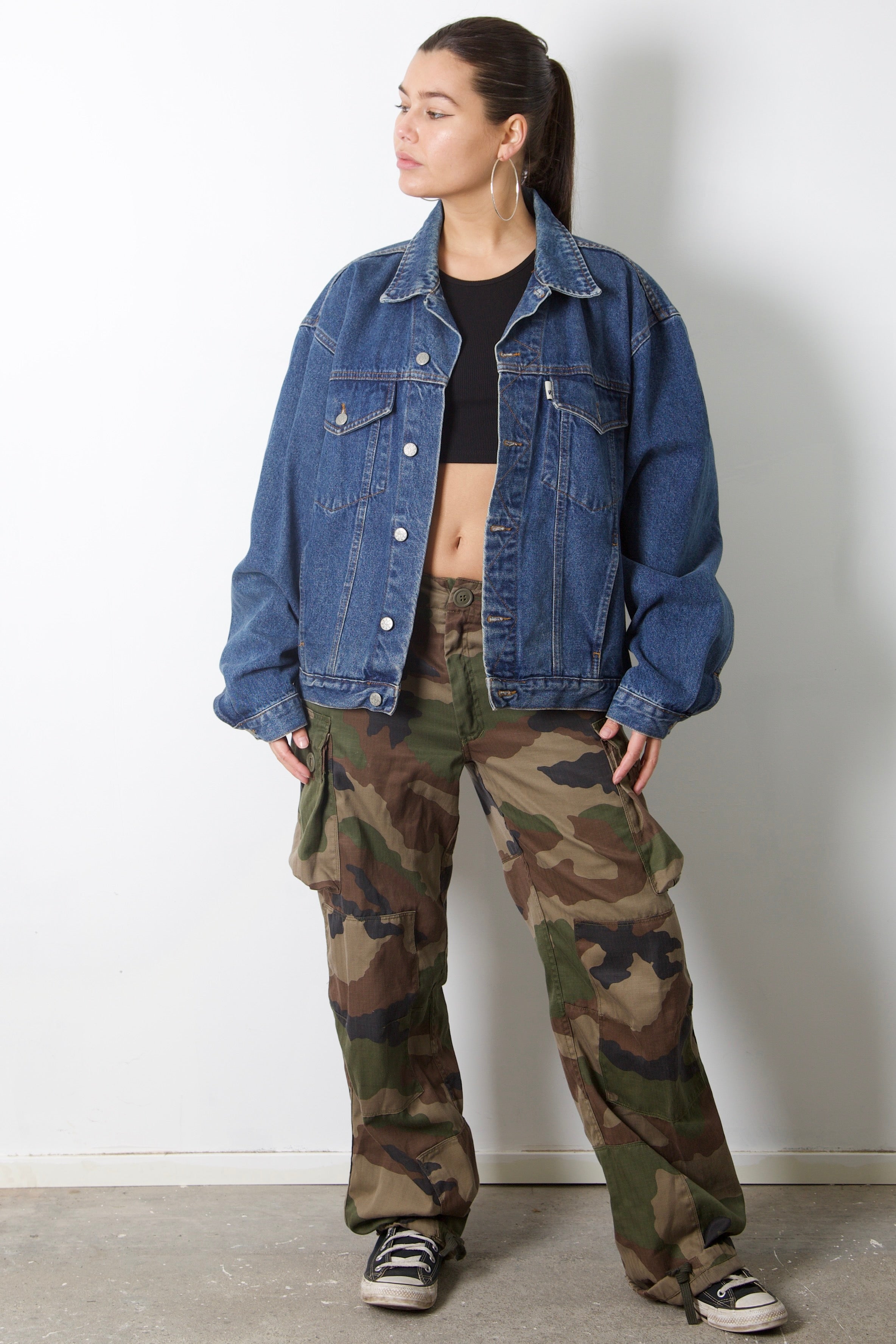 Appleton Harley Reworked Denim Jacket – Forces Vintage